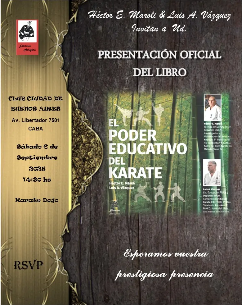 Presentación del libro: El poder educativo del karate